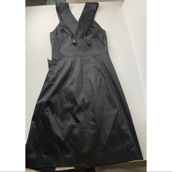Guess by Marciano black sateen sleeveless wrap mini dress NWT - Picture 7 of 12